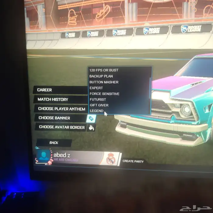 حساب فورتنايت وركت ليج مع بعض للبيع. 36