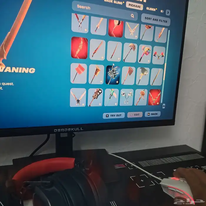 حساب فورتنايت وركت ليج مع بعض للبيع. 21