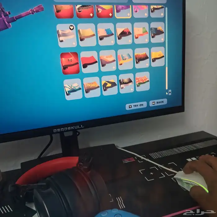 حساب فورتنايت وركت ليج مع بعض للبيع. 2