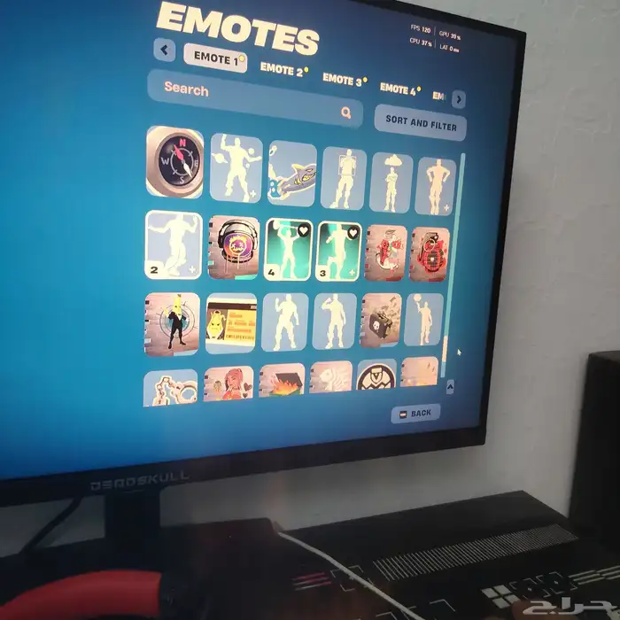 حساب فورتنايت وركت ليج مع بعض للبيع. 7