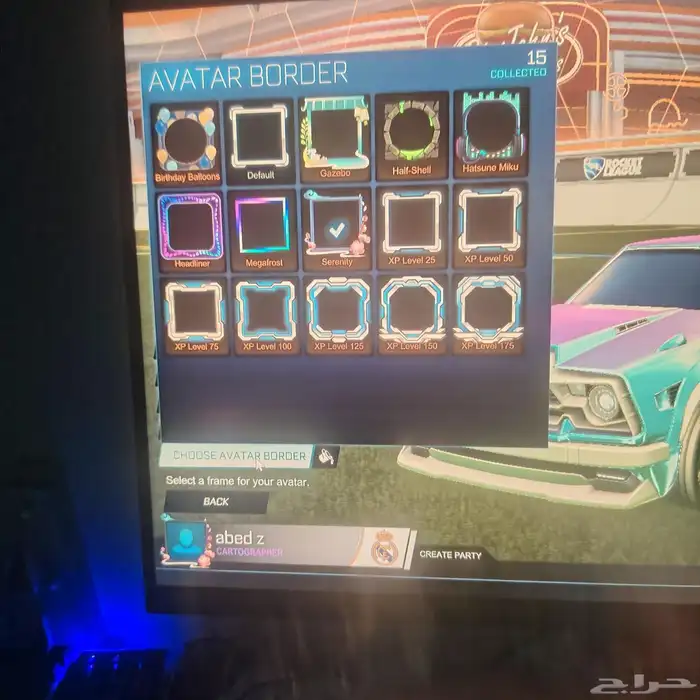 حساب فورتنايت وركت ليج مع بعض للبيع. 33