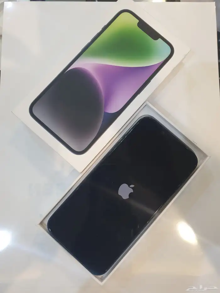 للبيع ايفون 14عادي 256g بطاريه 79 0