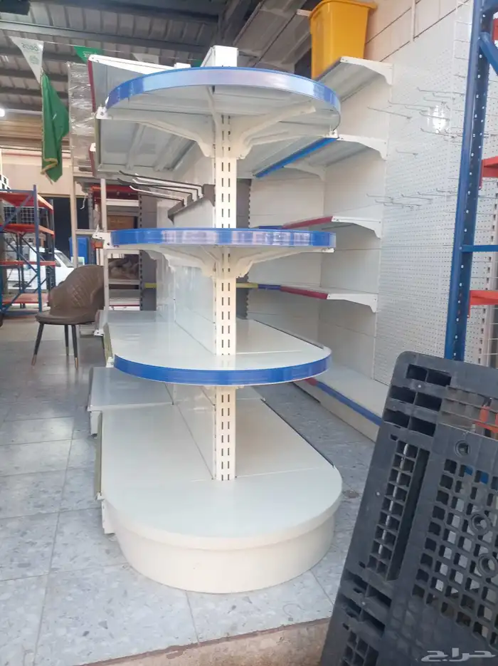 رفوف بقالات وتخزين مستودعات واستندات بجميع انواعها ومقاستها 1