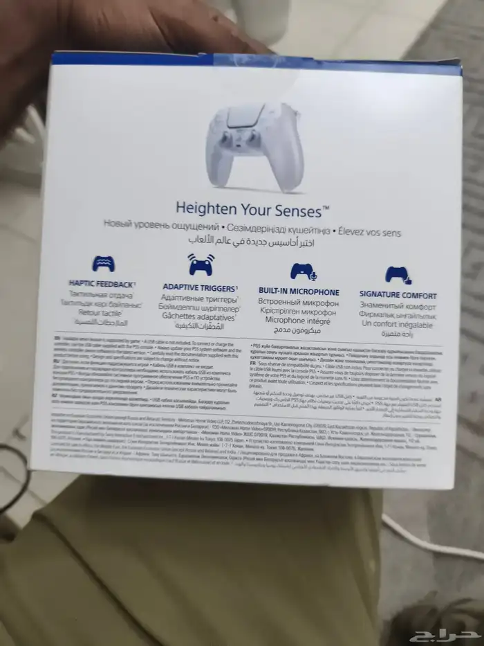 وحدت تحكم Ps5 اصليه ولم تستخدم جديده مانفكت من كرتونه 2