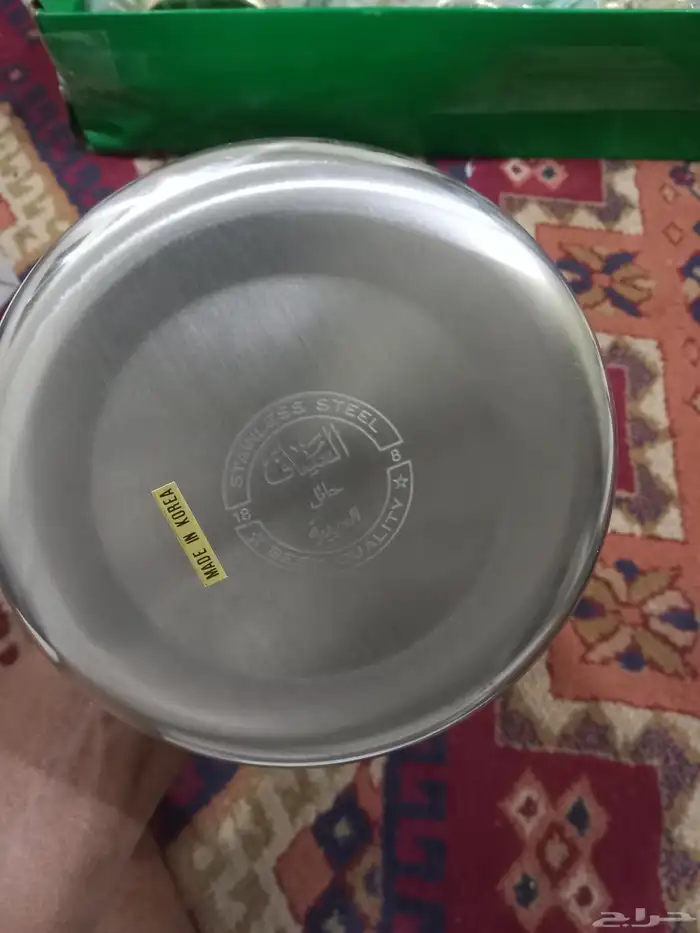 ملقمه العساف كوري حجم وسط جديده بكرتونها 3