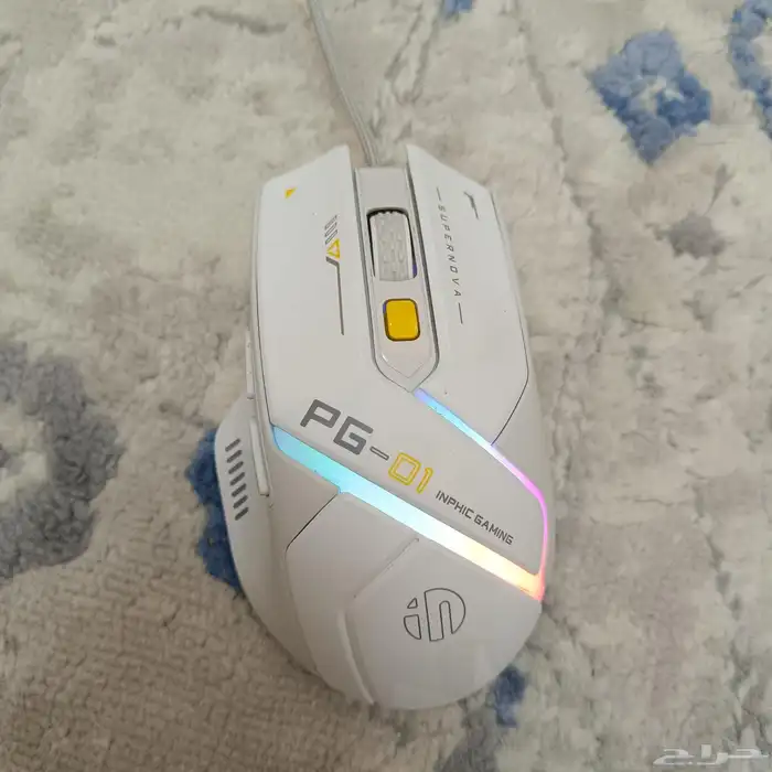 ماوس العاب PG لون ابيض 0