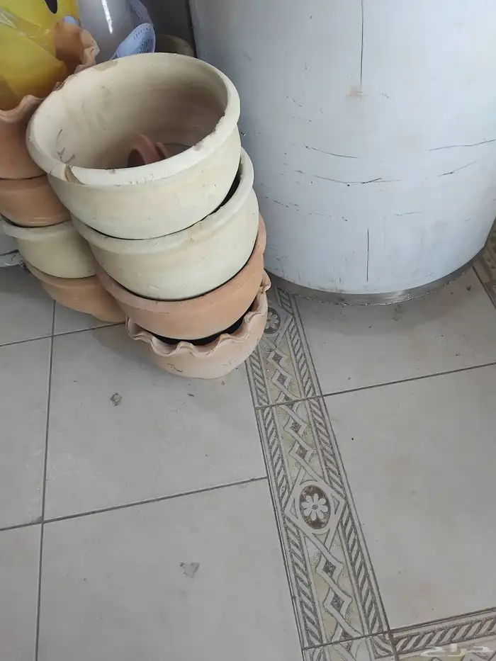 يوجد الدنيا جميع الفخار مراكان زراعة وبراميل مندي مقاسات 6