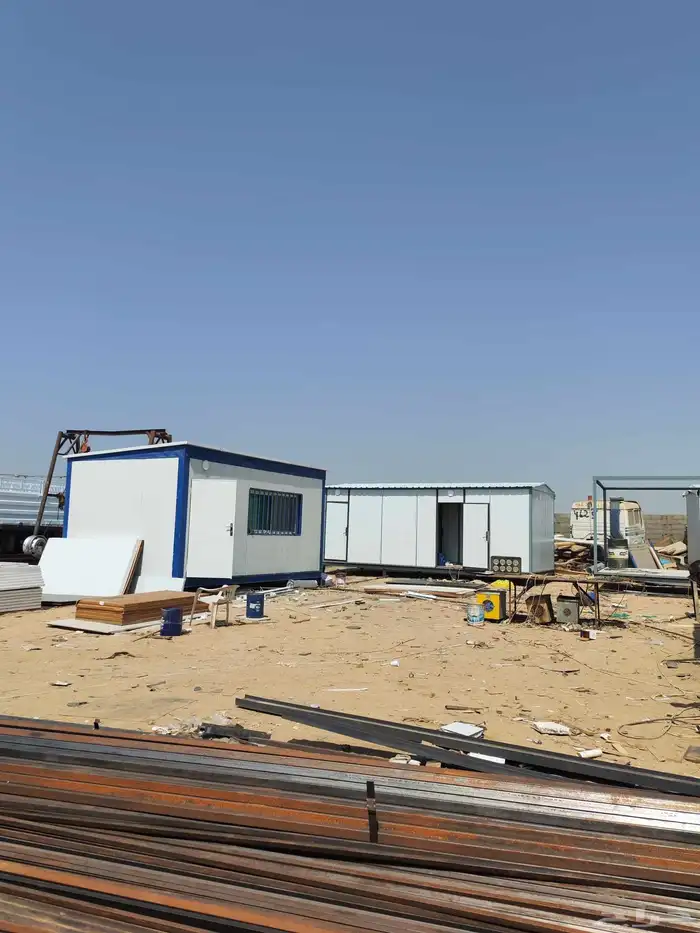 بركسات وكرفانات ورشة امواج الخليج لتصنيع البيوت الجاهزه 0