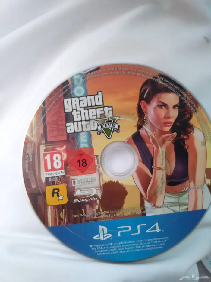 شريط gta 5. ps4. نظيف 0