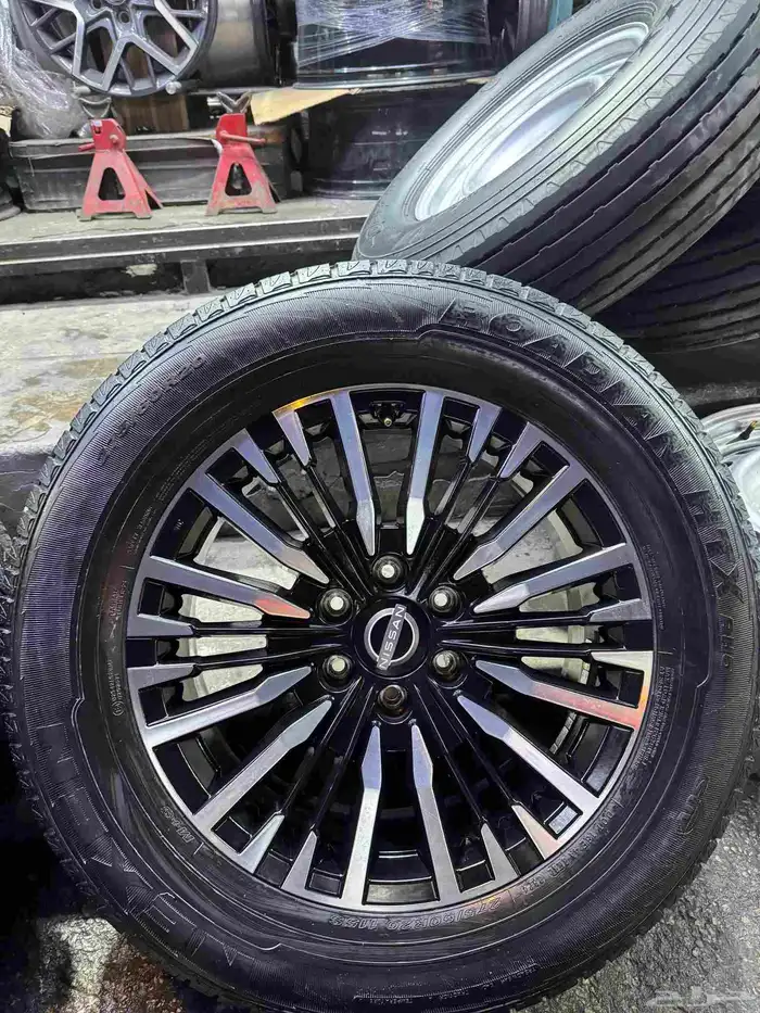 جنوط نيسان باترول بلاتينيوم موديل2024تجاري مع الكفران 2