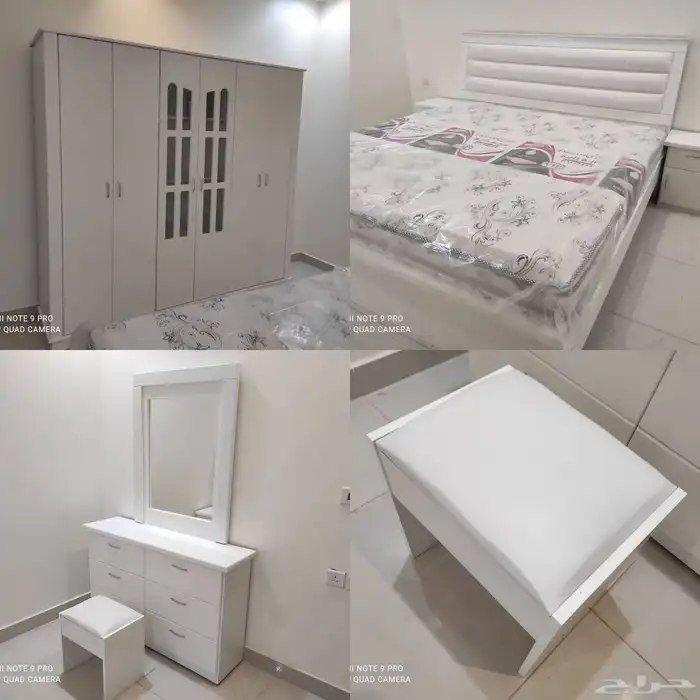 غرف نوم جديدة جميع المقاسات ( نفر نفر ونص نفرين ) 0