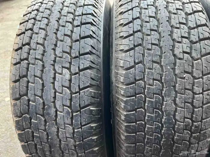 جنوط فتك مقاس 17 مع كفرات برجستون مقاس 275.65.17 وكاله 4