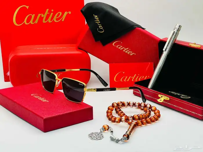 هدايا رجالي قلم كرتير مع سبحه ونضاره 2