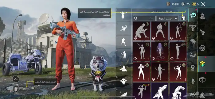حساب ببجي 58