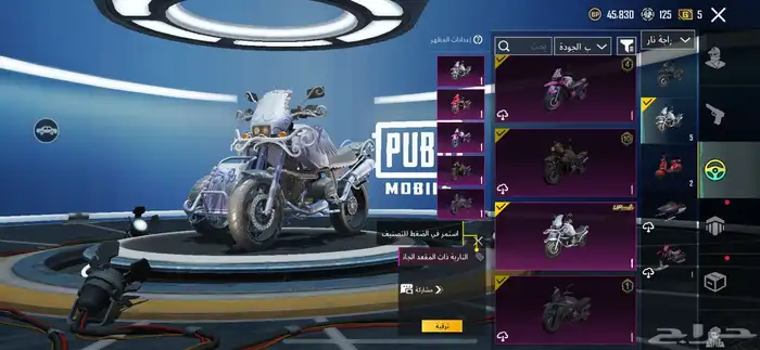 حساب ببجي 89
