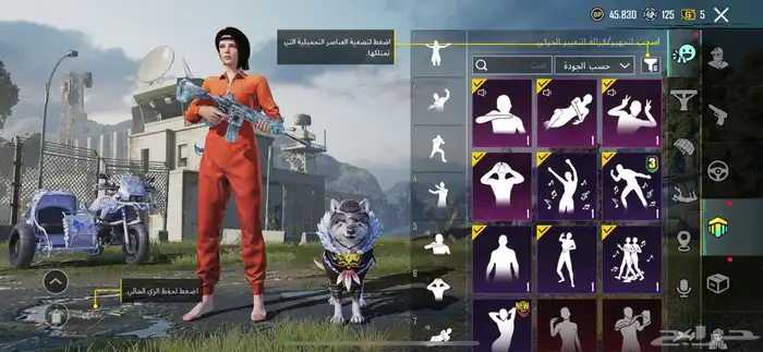 حساب ببجي 55