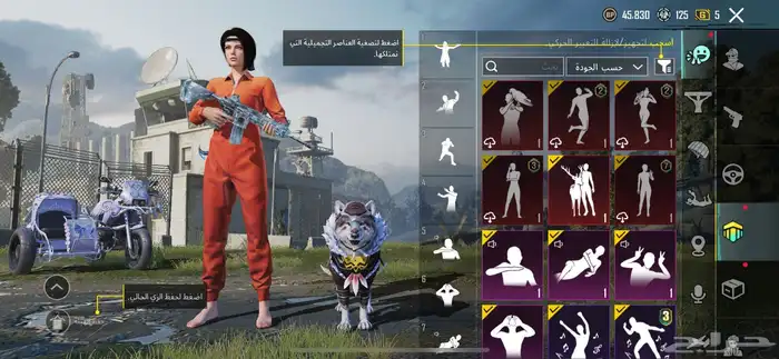 حساب ببجي 54