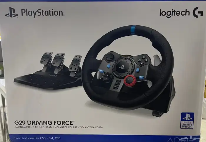 طارة و دعسات لوجتك G29 جديد على الضمانPS3 -PS4 -PS5 -PC 1