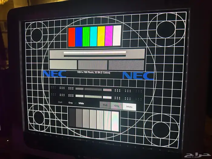 شاشة كمبيوتر قديمة CRT بحالة ممتازة Orange (صناعة سامسونج) 4