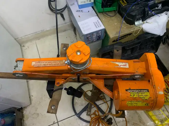 عفريتة ارضيه كهرباء 5 طن شبه الجديد 2