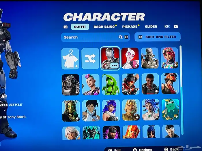 للبيع حساب فورت نايت 0