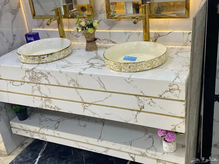 سيراميك ورخام ومغاسل وبحصه وحجر 10