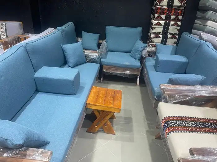 جلسات خارجية خشب وحديد وديكورات 5