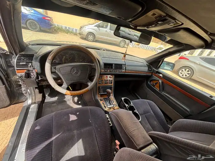 مرسيدس شبح اسود 1992 S300 مفحوص مجدد 3