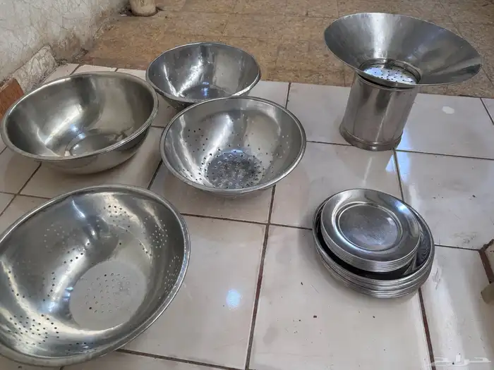 عدة كاملة لمطاعم فول وفلافل استيل جديده للبيع 6