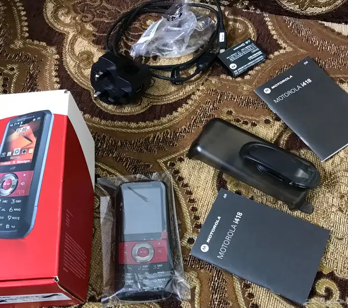 جوال موتوريلا برافو جديد بكرتونه واغراضه 1