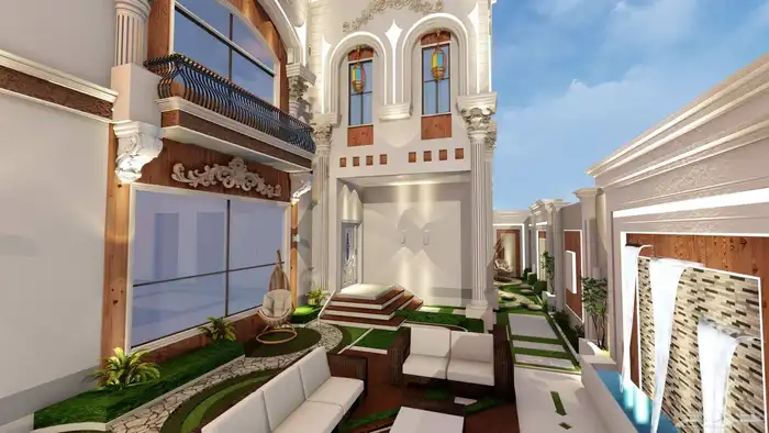 مهندس معماري مخططات وواجهات ثلاثية الابعاد 4