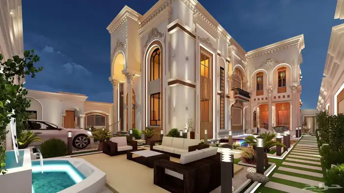 مهندس معماري مخططات وواجهات ثلاثية الابعاد 10