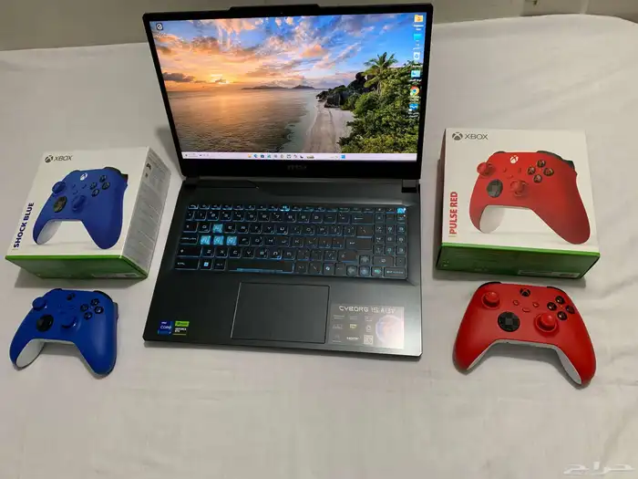 لابتوب ام اس اي سايبورج15 A13VF ويدين تحكم XBOX قابل للنقاش 0