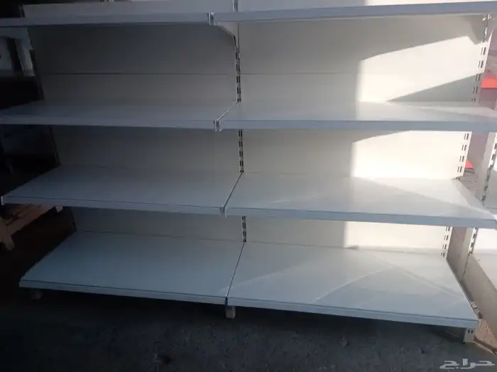 رفوف بقالات وتخزين مستودعات واستندات بجميع انواعها ومقاستها 0