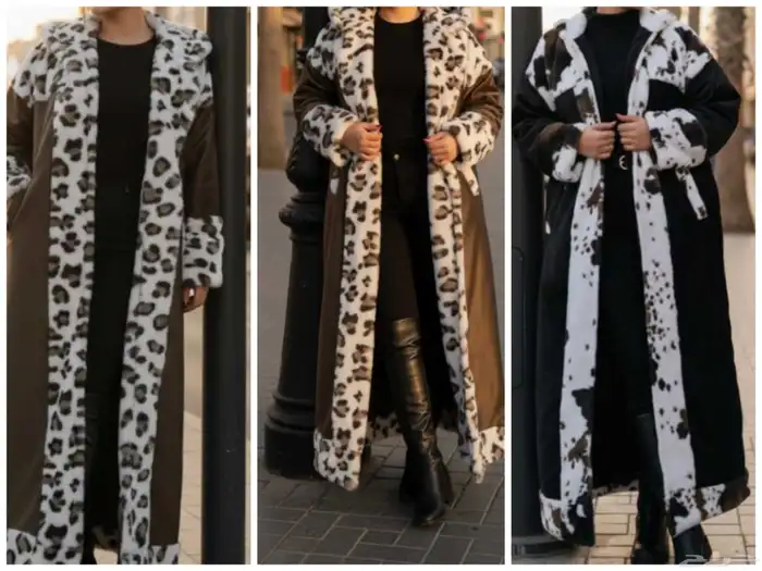 فروات نسائية شتوية دبل فيس تلبس على الجهتين 2