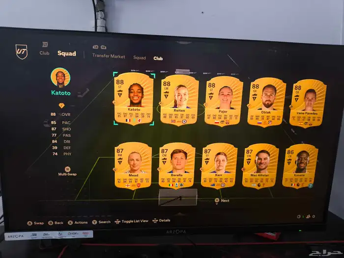 للبيع مليون كوينز fc 26 pc او الحساب كامل 3