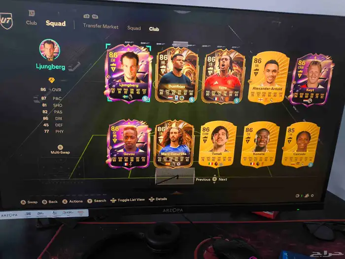 للبيع مليون كوينز fc 26 pc او الحساب كامل 4