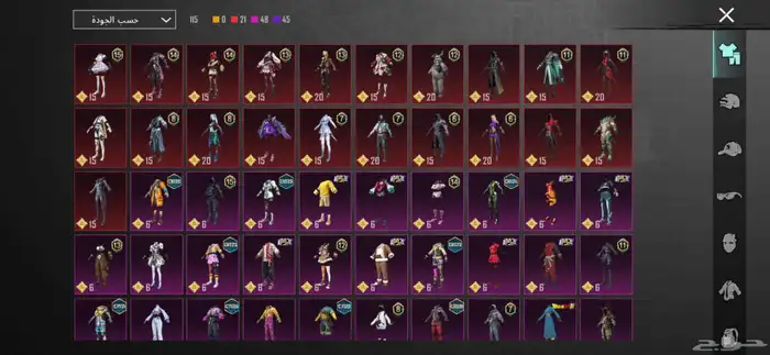 حساب ببجي للبيع 11