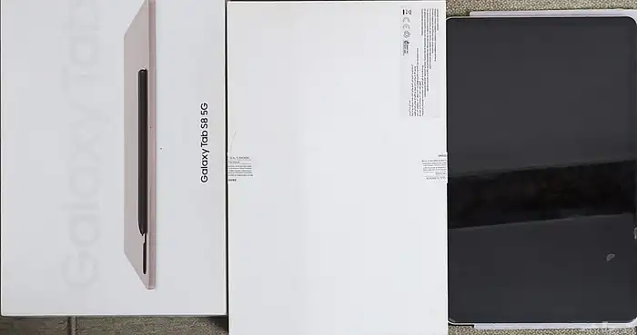تاب سامسونج Galaxy Tab S8 FE 5G لون ذهبي وردي ذاكرة 128 5