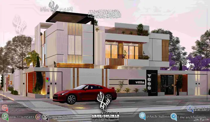 مهندس مهعماري فريلانسر مخططات وواجهات 3D حسب الكود السعودي 8