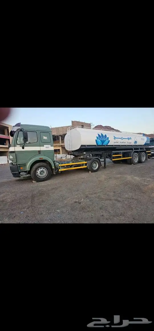 ترلا تانكي مويه موديل 95 كل شي جديد 28 طن السياره جديده 3