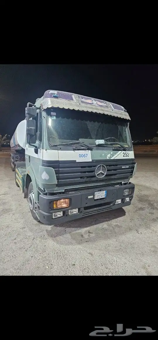 ترلا تانكي مويه موديل 95 كل شي جديد 28 طن السياره جديده 1