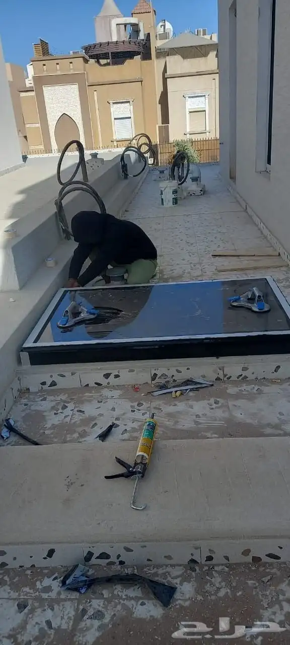 زجاج سيكوريت ودرابزين وكلادينج 6