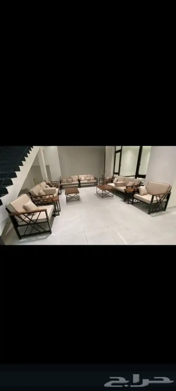 الهبه الجديده وصلت جلسات خارجية للحدائق وداخليه مجالس ستائر 4