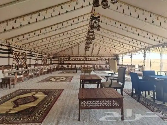 مركبين مخيمات البر والثابت والمتحرك تلبيس اقمشة وتلبيس بي في 6