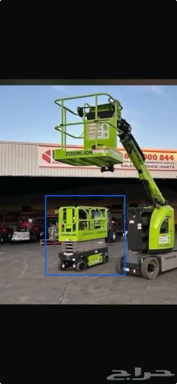 تأجير رافعة مانلفت جي سي بي سيزرلفت تليهندر 12