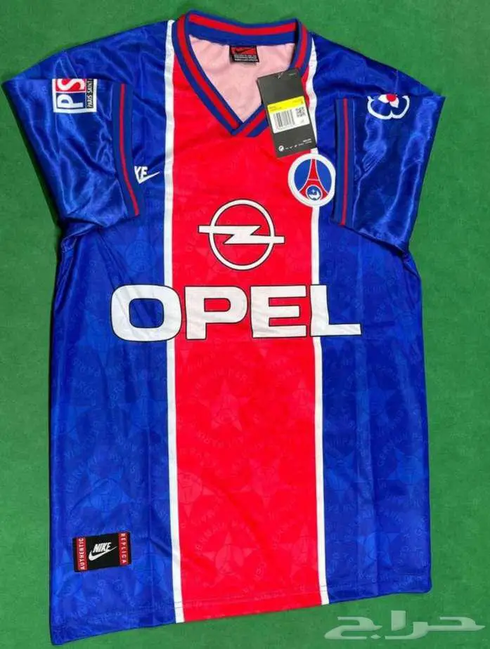 تيشيرت باريس سان جيرمان الأصلي إصدار Nike موسم 1997 1998 1