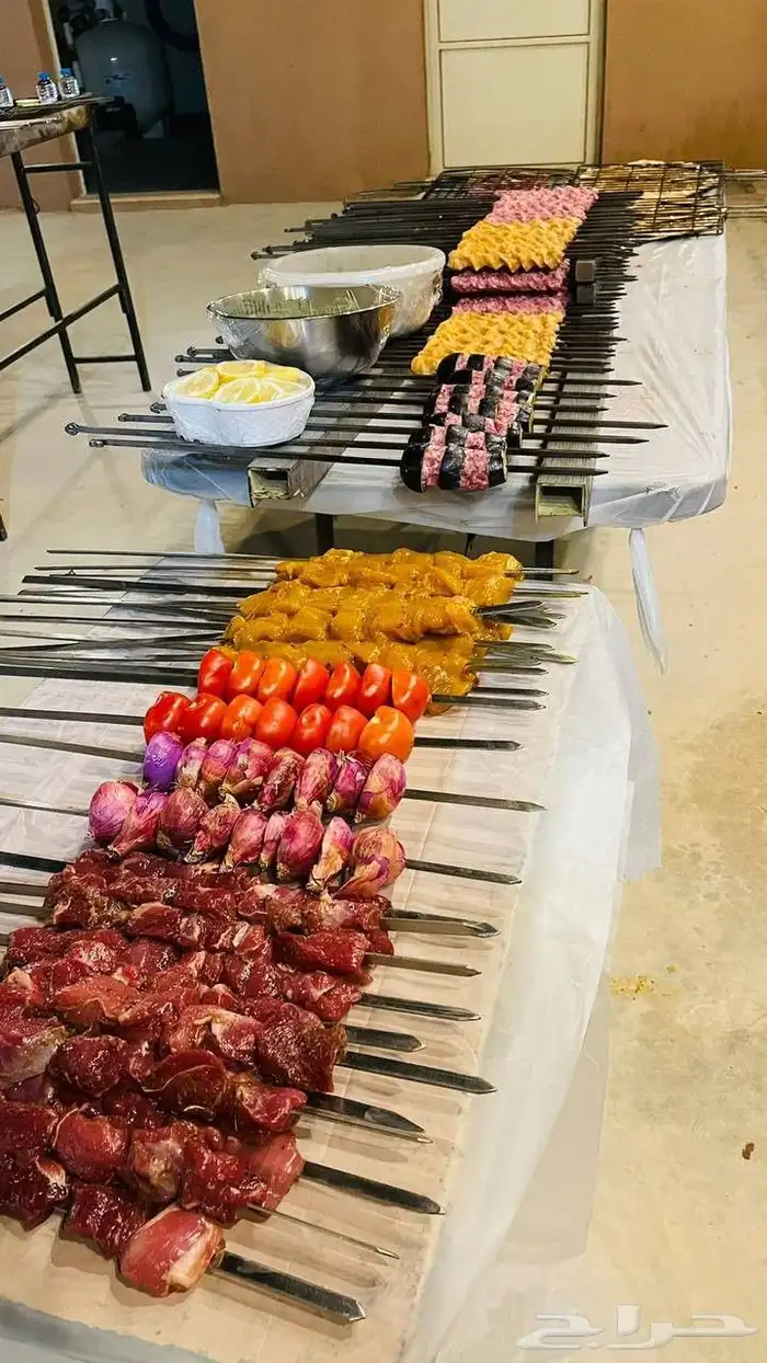 معلم مشويات خارجية مشاوي شواء مقلقل حميس دوار السعادة شواي 6