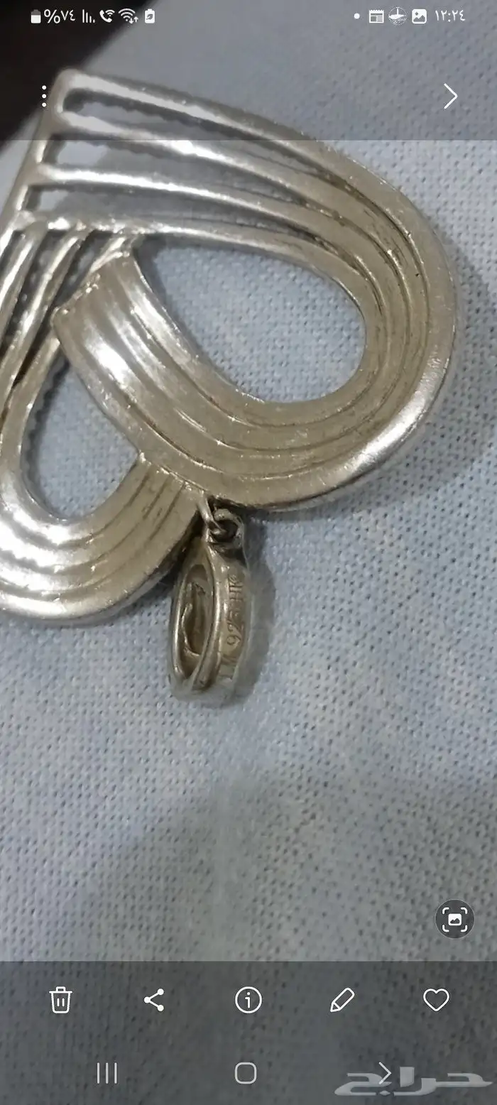 طقم فضه كامل وخاتم فضه 10