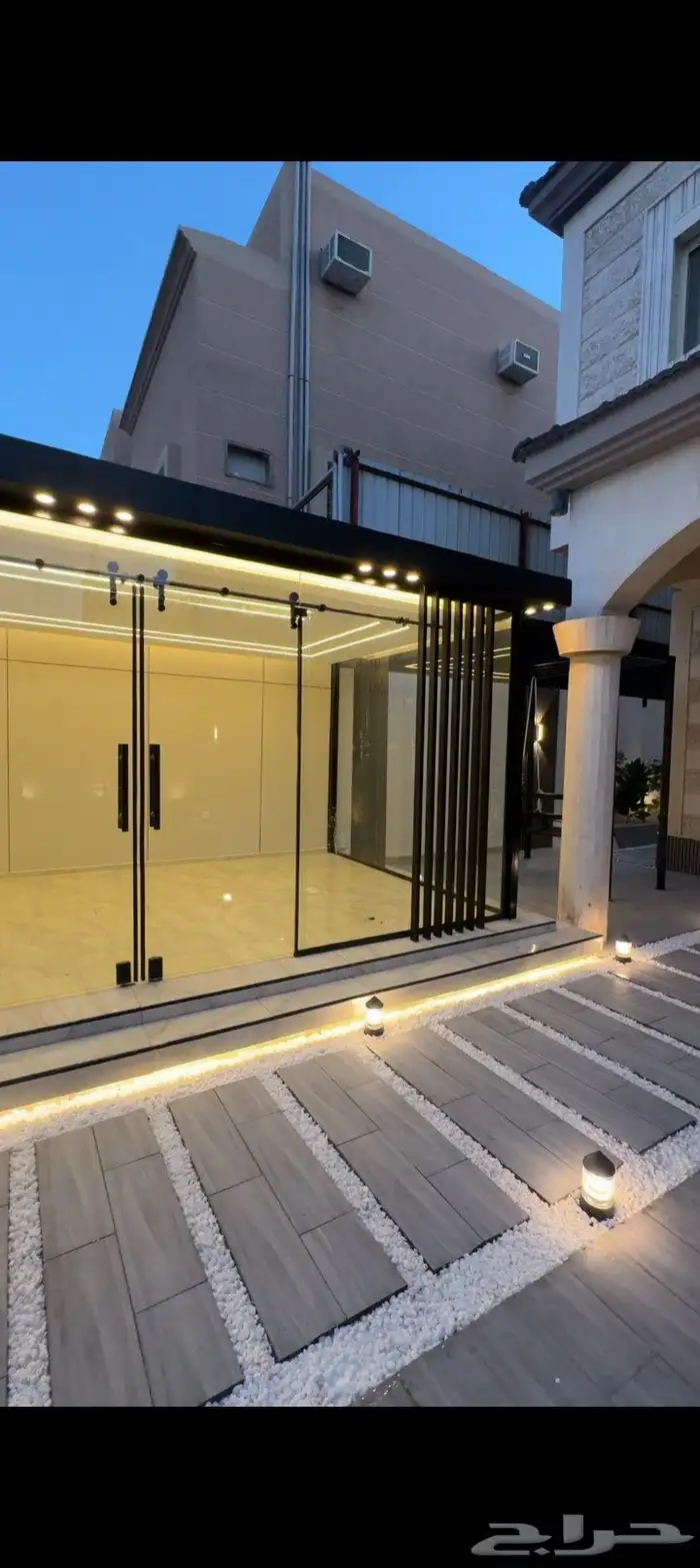 تنسيق حدائق وعمل غرف زوجاج خارجية 8